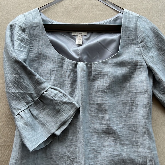 J. Crew Gray Linen Dress - Picture 7 of 11
